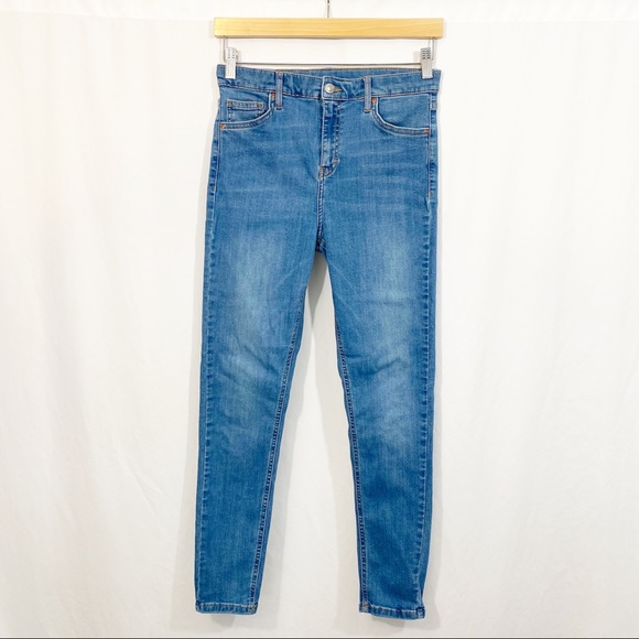 Topshop Jamie High Rise Skinny Leg Denim Jeans - Picture 2 of 8